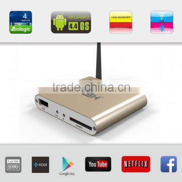 Cheap Amlogic S805 quadcore android tv box fullyload kodi addons & XBMC& IPTV customize Google box with WIFI & Bluetooth