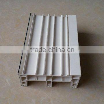 112mm Series Pvc Windows and Doors Profile 3 Tracks 5 Chambers Quality Pvc Sliding Window and Door Profile photo-3
