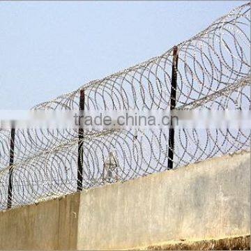 fence with Razor Wire