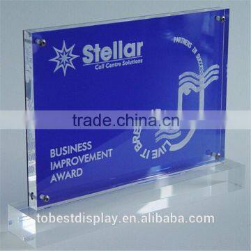 Customized trophy, acrylic award, photo frame block