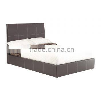 cheap Pu leather bed, simple pu leather bed, pu and pvc bed frame