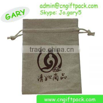 Custom Linen Drawstring Buddha Gift Bag photo-2