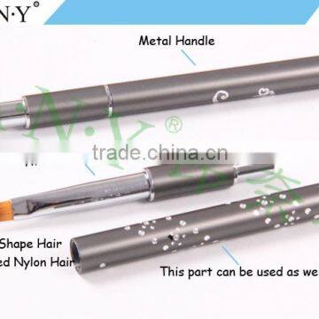 ANY Nail Art Beauty Care Metal Handle High Quality China Nail Brushes UV Gel