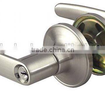 Tubular Handles Lever Lockset With Passage, Privacy, Entrance Function Zinc Alloy Leverset Lock photo-6