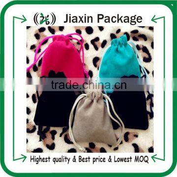 High Quality Velvet Drawstring Bags Pouch for Mobile and Digital Camera photo-4