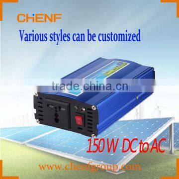 CHENF 150w Pure Sine Wave 12V/24V/48V Solar dc to ac Power Inverter For Home Use