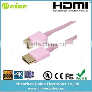 High speed dual molded hdmi cable 1.4v