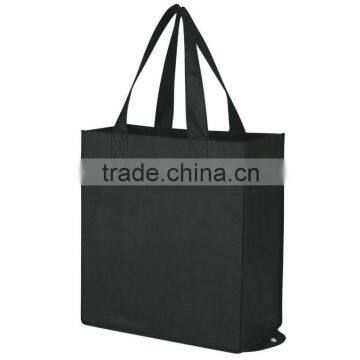 Non-Woven Foldable Shopper Tote- Black