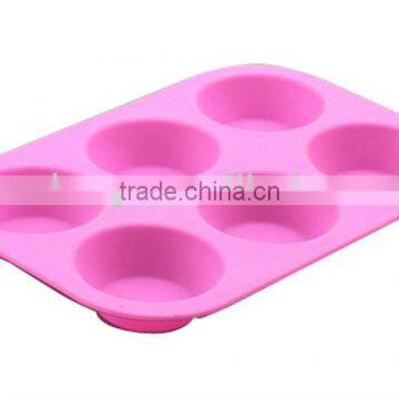 6 Cups Silicone Cake Mold