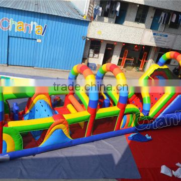 2016 inflatable obstacle course kids safe inflatable games outdoor