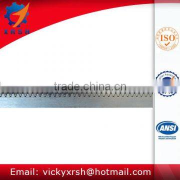 Hardened galvanized straight gear rack for elevator