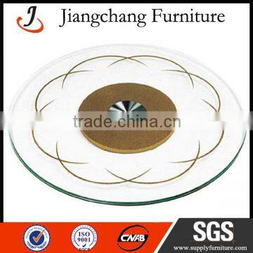 Toughened Circular Lazy susan Selling Glass JC-ZP38