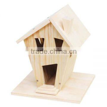 Cheap Indoor Bird Houses Wooden,pine Wooden Bird House,pets Bird Bed