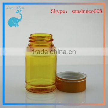 plastic bottle,Capsule bottle, with screw cap&Aluminum foil