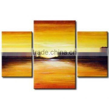 5 Pcs handmade african elephant design group oil painting