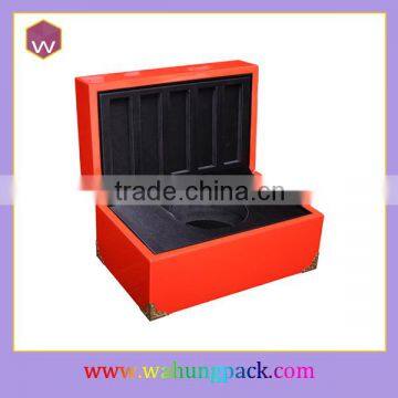 Handmade wood gift box custom lacquer gift packaging box