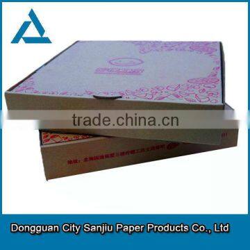 China Factory Both Size Brand Name Printed Your Trusted Pizza Box