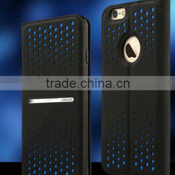 USAMS Brand Colorful Leather+tpu Case for Iphone 6 4.7 photo-4