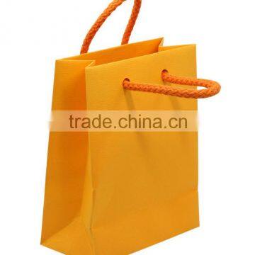 orange shopping /gift paper bag