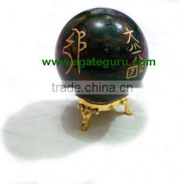 Blood Stone Usai Reiki Ball : Wholesaler Manufacturer Blood Stone Usai Reiki Ball