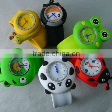 Wholesale funny cute kids slap band watch