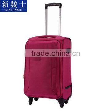 Cheap Fancy Oxford Soft Luggage Trolley Bag With Expandable Layer photo-4