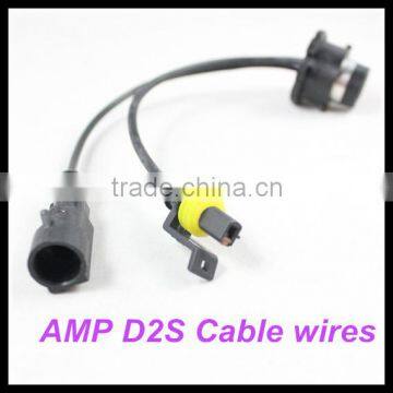 car accessory 12V 35W 55w For retrofit D2S xenon lamp hid kit headlight connector adapter to AMP connector