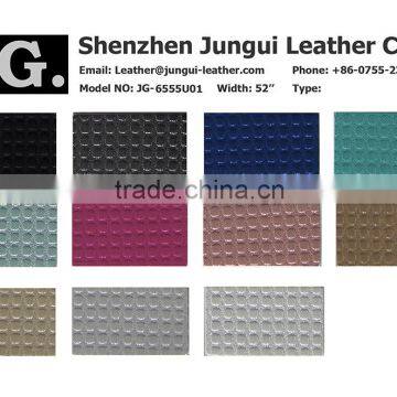 Fashionable PU Synthetic Foiled Leather Bright Colored Leather for Bags, Handbags, Sofa, and Etc photo-2