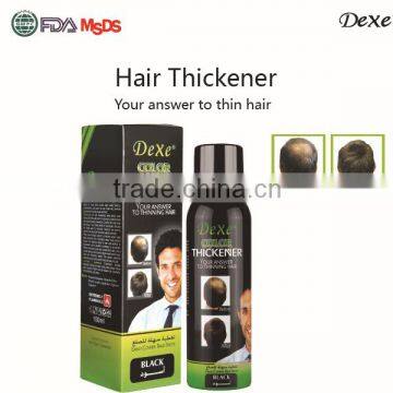 2016 Hot Sale Best Selling,Hot sale factory wholesaler 12 colors dexe hair thickening spray,Dexe