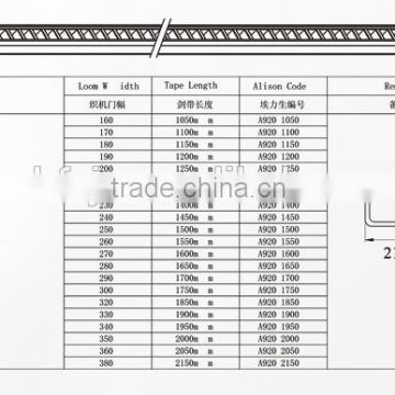 china rapier loom HTV rapier tape at competitive price//rapier loom spare parts