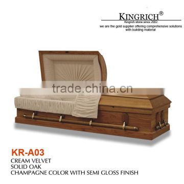 Golden suppiler of Coffin Casket, promotional items china wooden coffin                        
                                                Quality Choice