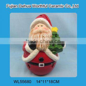 Personalized ceramic santa claus figurines with led light                        
                                                                                Supplier's Choice