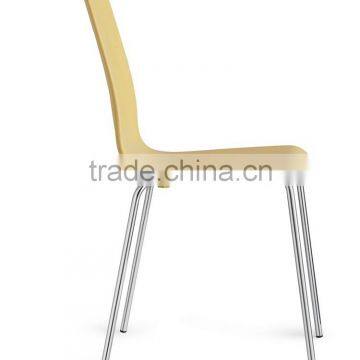 2015 New Design Dining Room Plastic Chair for Sale White Chair Yellow Chair photo-3