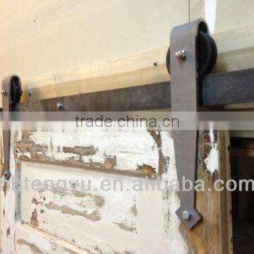 American style wood barn door hardware