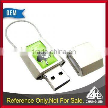 Wholesale new design good price custom usb with custom stickers