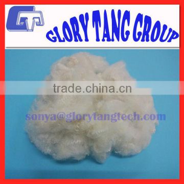 creamy color recycled polyester staple fiber