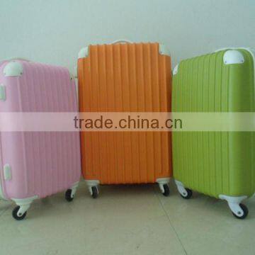 Customed patterned trolley abs luggage 2013