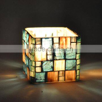 Square Decorative Gift Glass Candle Holder