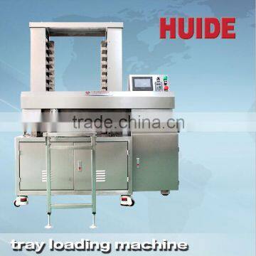 high speed automatic XY setting with tray loading in food industry