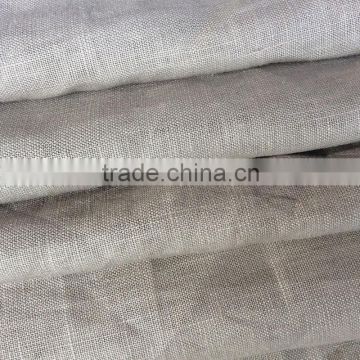 greige woven linen fabric