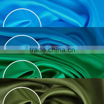 24 colors 16.5mm solid silk satin sleepwear fabric