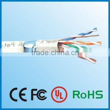 2015 China wholesale 305m/box 4pr 24AWG copper Cat6 3M network lan Cable with best price