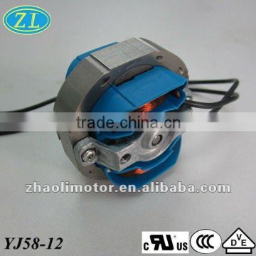 YJ58-12 Electric fan motor High torque low rpm electric motor Asychronous motor Electric motor specifications for heater