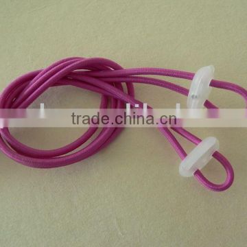 Orchid Round Elastic Shoelaces