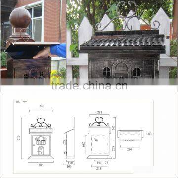 High-Quality Handmade Antique Wallmount Bluetooth Lock Mailbox photo-5