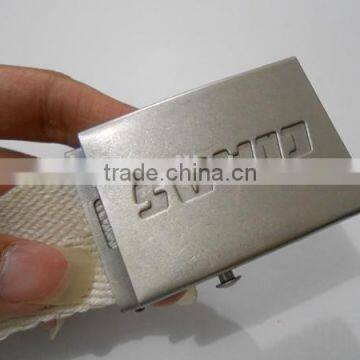 Milky Color Mens Woven Belt photo-3