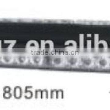 2WAY,Dual Row Traffic Advisor Strobe Light bar, LED Directional Warning Strobe Light Bar(SR-DL-127D-5) 1Wper LED, Front & Back