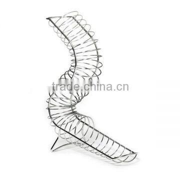 New Design Chrome Wire Curved Fruit Basket