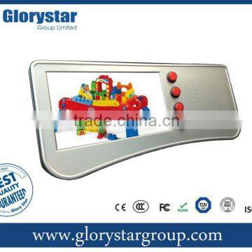 7" inch Pantalla de publicidad toy button media