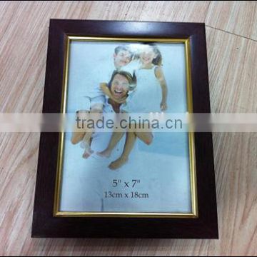 PS photo frame with gold decor